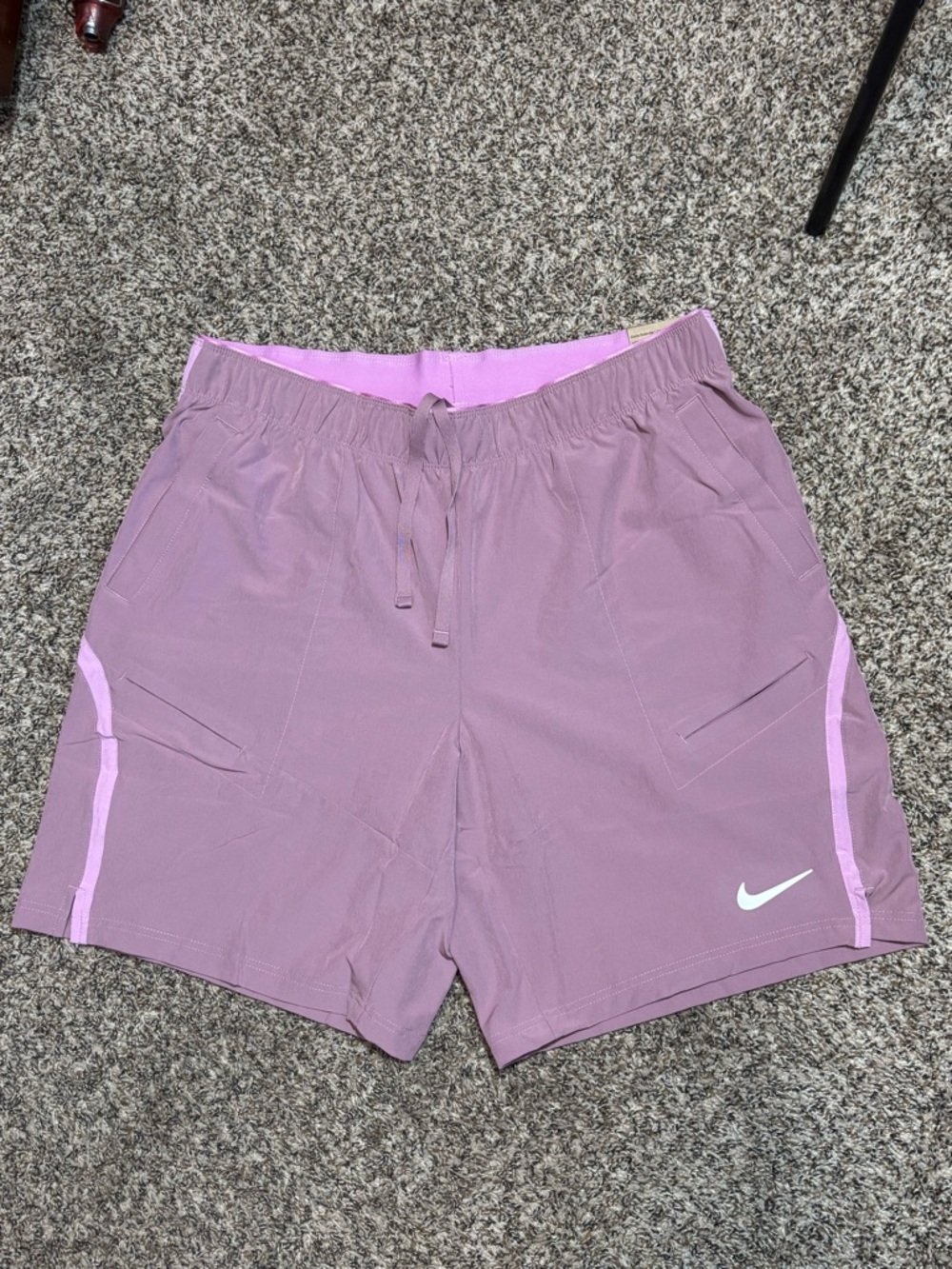 Nike Dri-fit lavender stretch shorts. XL men’s. New